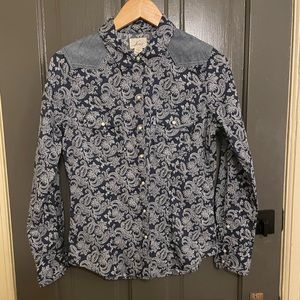 Levi’s Paisley bandana pattern button down